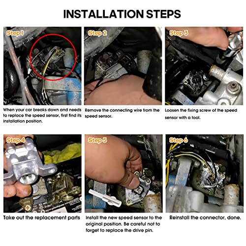 image for Dade 78410SV4003 Vehicle Speed Sensor VSS Speed Odometer Sensor Fit fo