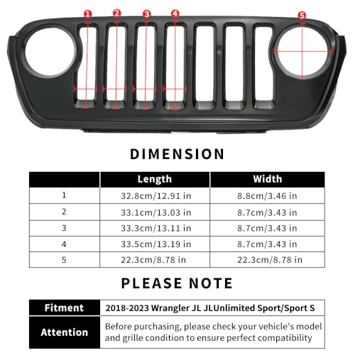 Image of Front Grille Inserts