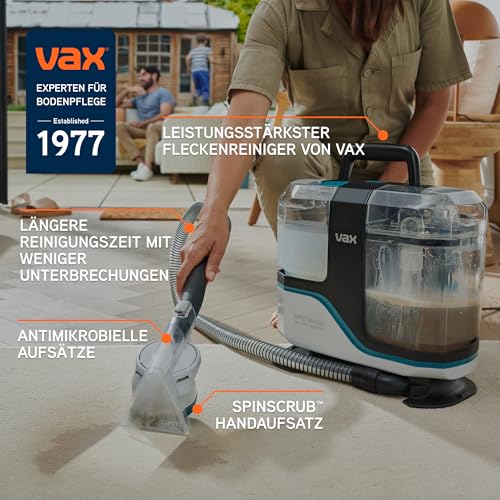 Vax SpotWash Max Pet-Edition Fleckenreiniger Leistungsstarker Teppich-und Polsterreiniger Gerät mit SpinScrub-Technologie, 2,8L XL-Tank… – Ansicht 2