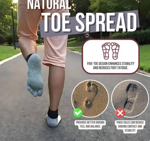 Konjoun Barefoot Socks - Outdoor & Grounding Hike Socks4