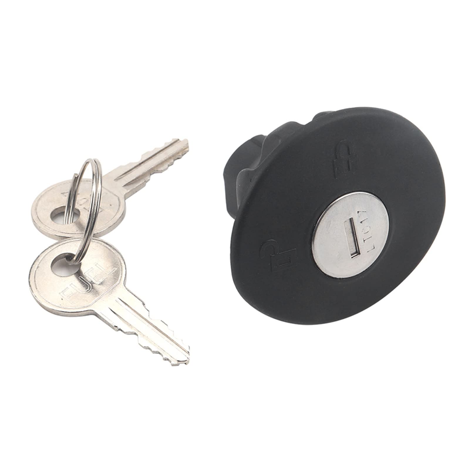 Tapón del Tanque de Combustible del automóvil Tapa De Llenado De Tapón De Tanque De Bloqueo De Gasolina De Combustible para Automóvil con 2 Llaves Bloqueables para Fo&rd 8U5Z9C268B 4584455AH