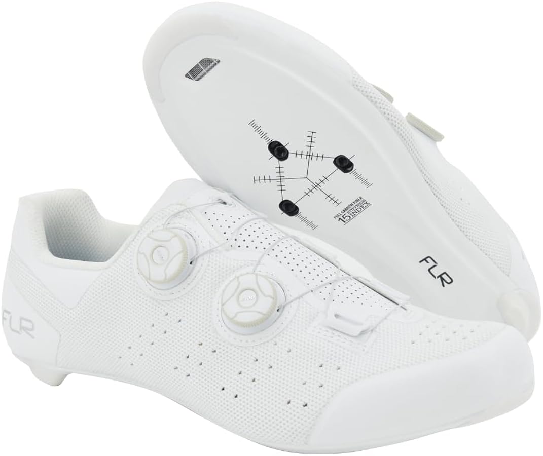 Amazon.co.jp: [FLR] サイクリングシューズ FNT-9 ピュアホワイト 23.0