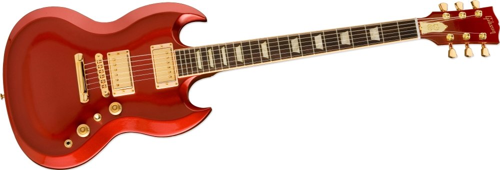 Amazon.com: Gibson SG Diablo – Guitarra eléctrica, color rojo metálico :  Instrumentos Musicales