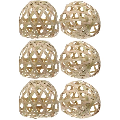 Rattan-Lampenschirm Im Boho-Stil – 2 Stück, Für E27 Fassung, Pendel- Oder Tischlampe, Braun