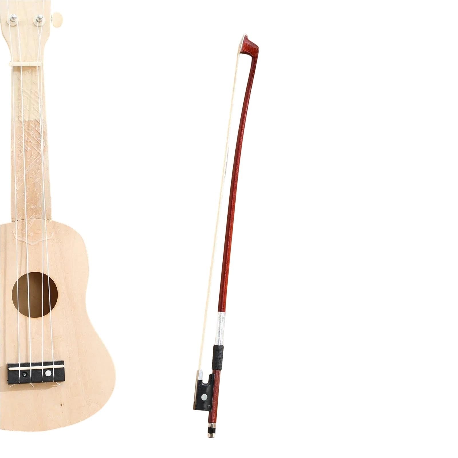 Arcos De Violín Profesionales Kit De Repuesto Para Arco Violín Madera Con Cuerpo Crin Flexible Para Un Agarre Cómodo