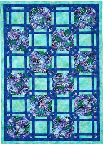 Libro de patrones de edredón de 3 yardas Fabric Café Big Block con 8 diseños fáciles 6