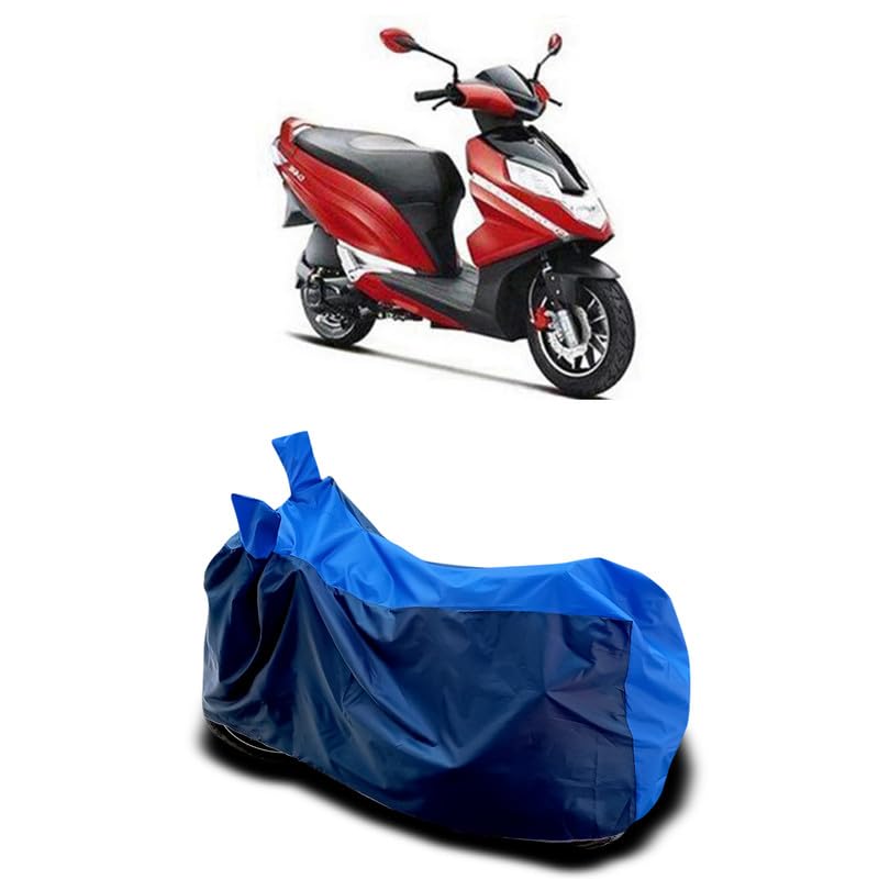 Image of DUFFEL-Two Wheeler Bike Body Cover Compatible for Hero Dare Heat Protectio /UV-Rays /Birds Dropping /DustProof /Waterproof All Variants [Nevay Blue]