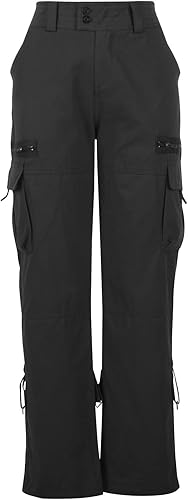 Miniatura 4 de Uillui Pantalones cargo holgados de ajuste relajado para mujer, Y2K, para adolescentes, niñas, pantalones de paracaídas de cintura baja, pantalones