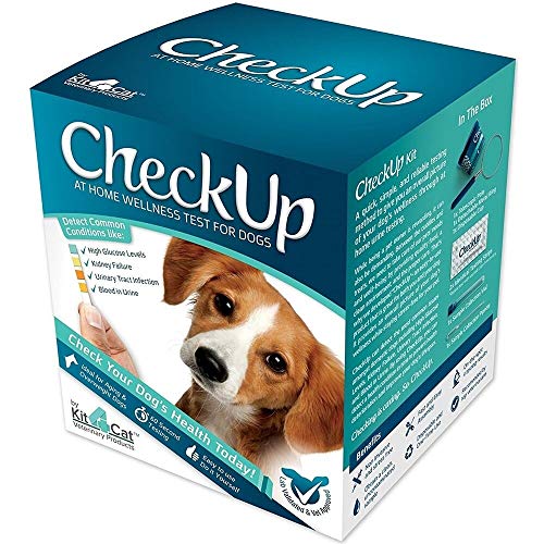 KIT4CAT CheckUp Kit at Home Wellness Test for Dogs, Telescopic Pole & Cup