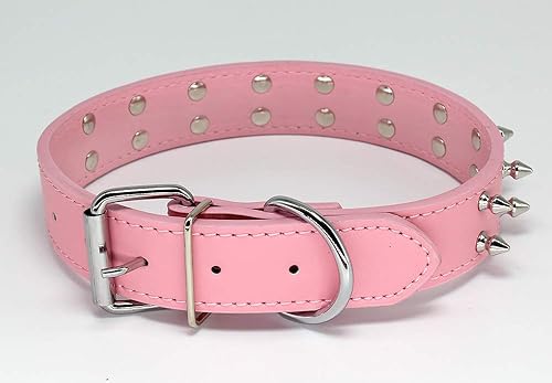 Miniatura 9 de Glanhook Mantén a tu perro seguro y elegante con nuestro collar ajustable de 18 pulgadas para perro, diseño duradero de cuero negro para mayor