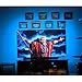USB TV Backlight Kit for 70 75 80 82 inches Smart TV Monitor HDTV Work Space Decor - Cover 4/4 Sides Behind TV Background Lights Ambient Mood Lighting