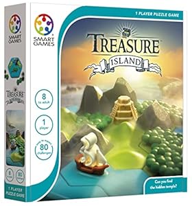 SmartGames Treasure Island Gra Logiczna 80 Wyzwań