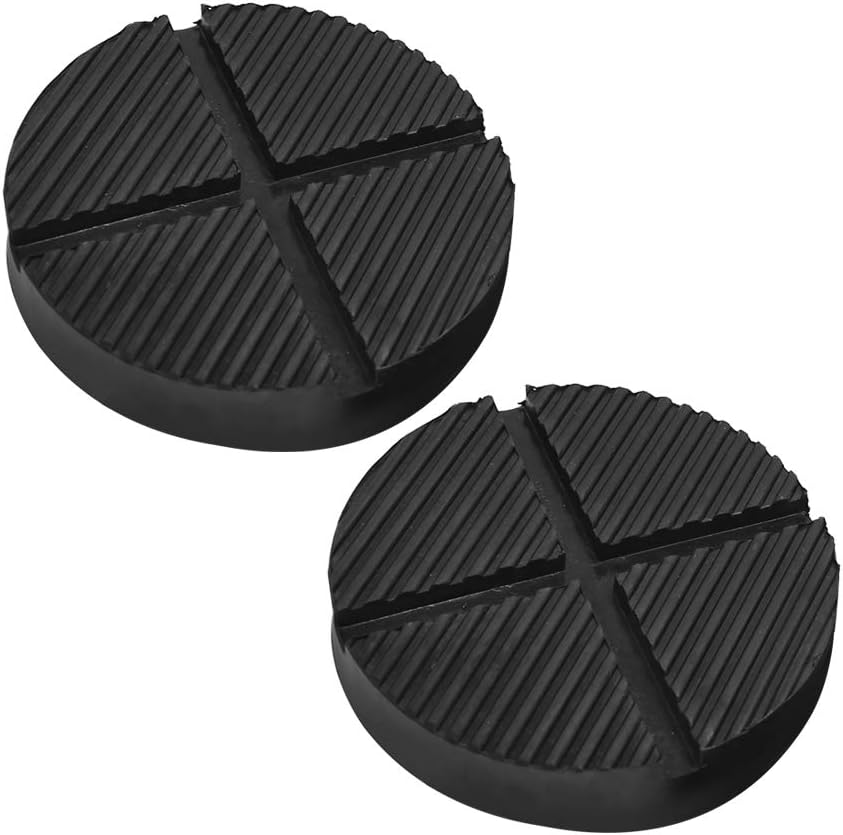 2 Pack Universal Floor Jack Rubber Pad Jack Adapter Pinch Weld Side Frame Rail