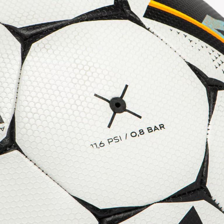 Image of Kipsta Premium Size 5 Approved Basic Football Club Hybrid Professional Match Ball (White)