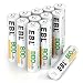EBL 12 Counts Rechargeable AAA Batteries Home Basic 800mAh Battery with Portable Storage Box