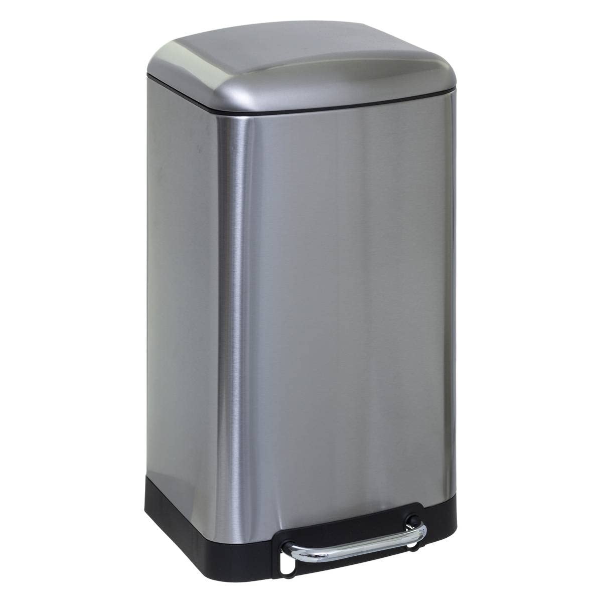 5five - metall-pedal-abfalleimer 30l "ariane" edelstahl