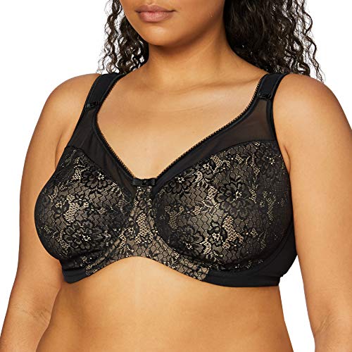 Berlei Beauty Minimiser - Soutien-gorge de tous les jours Minimiseur - Femme - Noir - 90F (Taille...