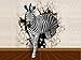 Produktbild LWATML 3D Tapeten Benutzerdefinierte Tapete Zebra 3D Wandbild Tier Stereo Dekoration Tv Hintergrund Tapeten Wohnkultur 3D Tapete-250X175Cm