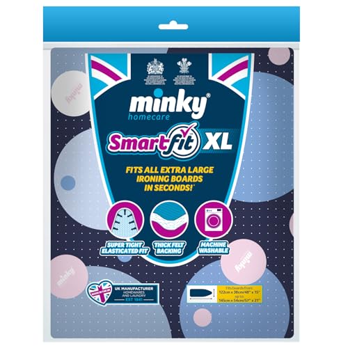 Minky Supersize Smart Fit Ironing Board Cover, fits boards up to 145 x 54 cm - Image 3