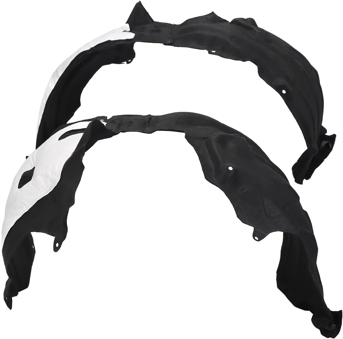 Front Left & Right Side Inner Fender Liners Fit for Toyota Highlander 2020 2021 2022 2023 2024 Noise Reduction Replace# 538060E170 538050E170