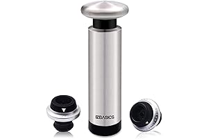 Sleek EZBASICS Wine Saver Pump: Perfect for Preserving Premium Wines