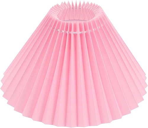 Miniatura 1 de Housoutil Pantalla de lámpara de araña Pantalla de lámpara de tela plisada Pantalla de lámpara grande Pantalla de lámpara plegable de escritorio