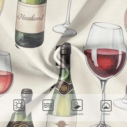 Watercolor Wine Champagne Red Underwear Toddler Girl, Underwear for Girls, 2T–8 Years3