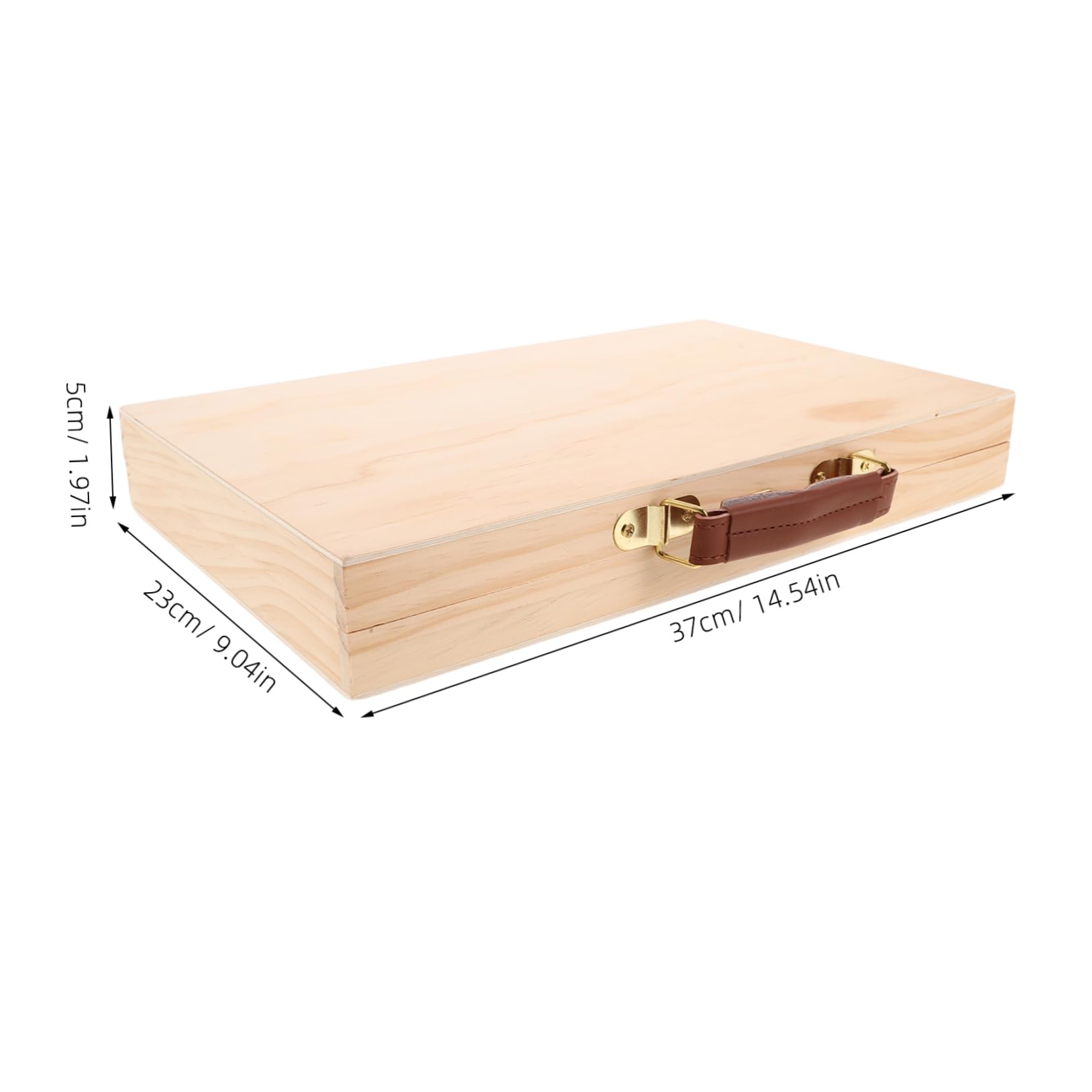 SHINEOFI 2stücke Holz Aufbewahrungsbox Tragbar für Künstlerbedarf Malutensilien Ölmalerei im Freien und Atelier Werkzeugkoffer Farbkasten Organizer Behälter Malerwerkzeuge Speziell für Küns