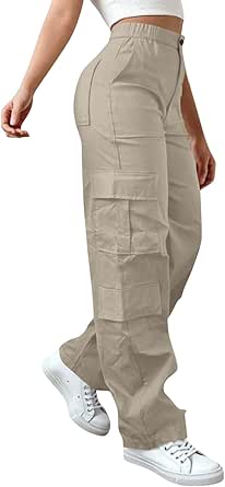 Pantalon Cargo Noir Femme Taille Haute | Boutique Militaire