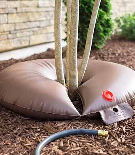 20 Gallon Slow-Rrelease Tree Watering Bags New Tree Irrigation Ring Automatic Drip System for Planting Trees and Shrubs,3 Pack,Brown image 5