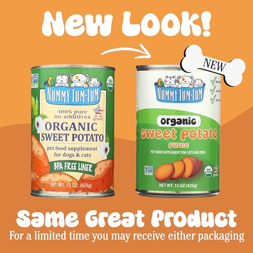 Organic Sweet Potato For Dogs & Cats, 15 Ounce (Pack of 12)