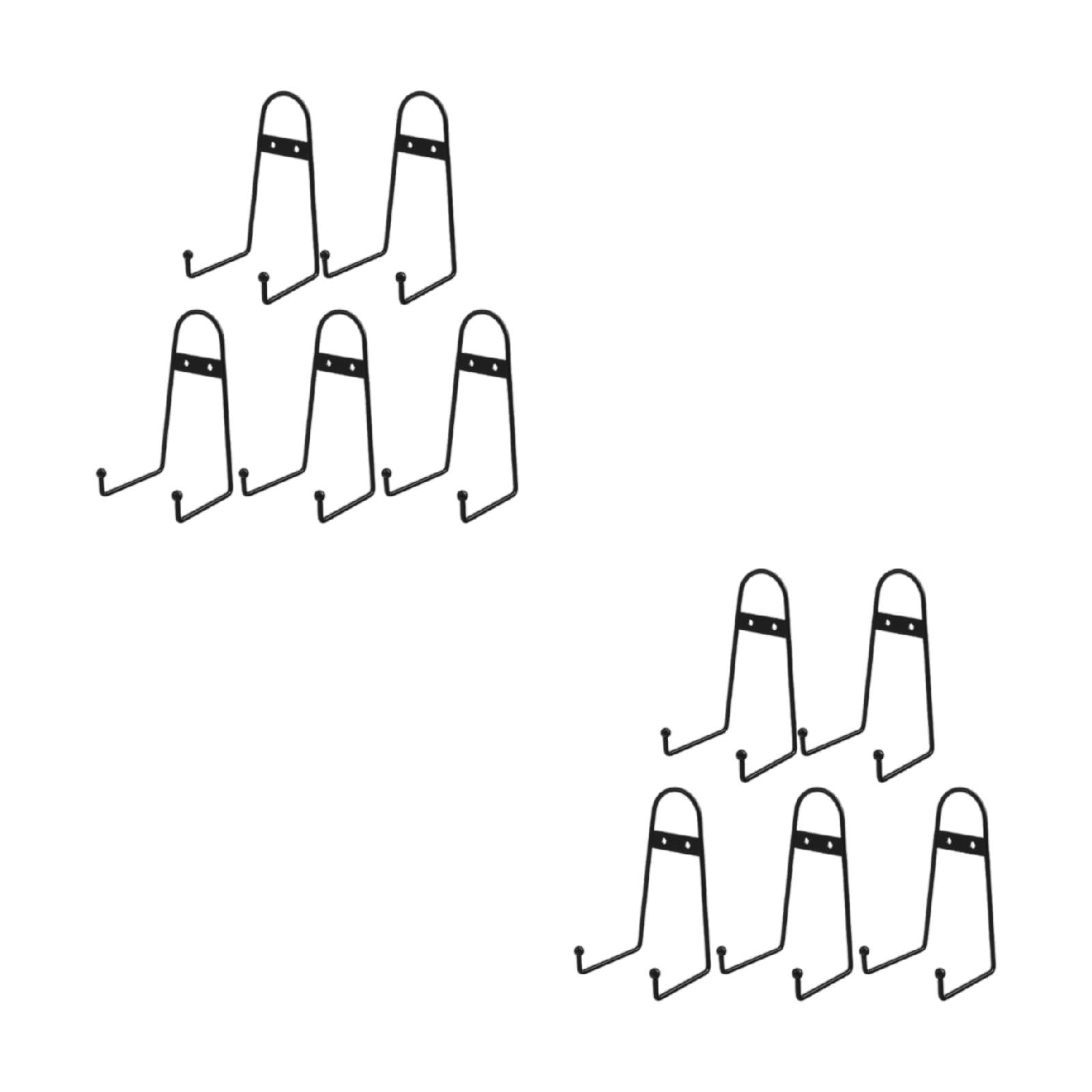 Support vertical pour plaque en métal lot de 5 pour sécuriser vos objets d'art au mur