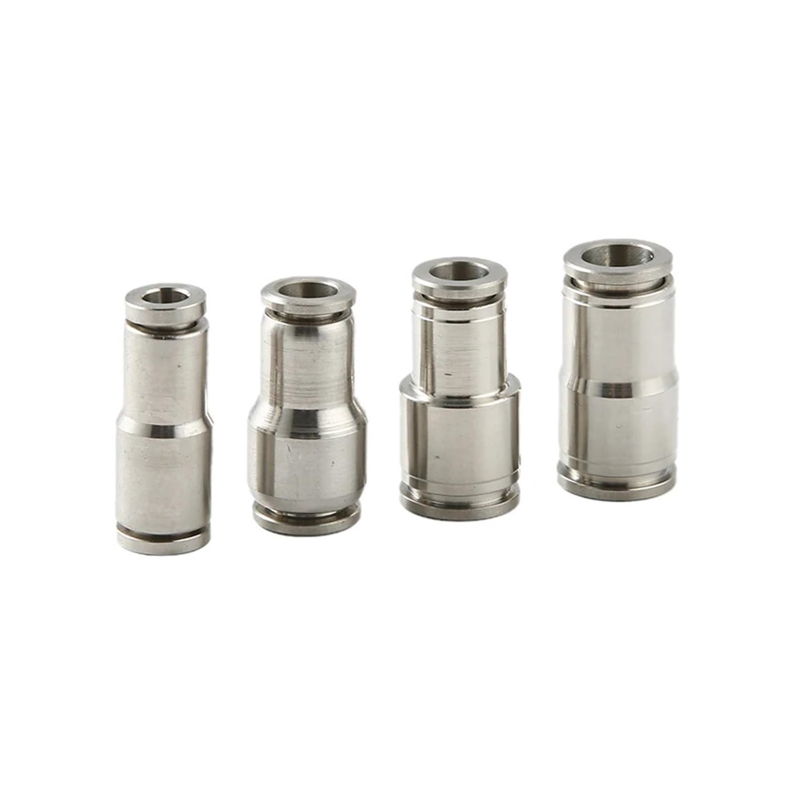 PAKMEZ 1pc Pneumatic Fittings Fitting Connector PG6-4 8-4 10-8 12-10 For Air Water Hose Tube Push in Straight Gas Quick Connection(PG16-12)