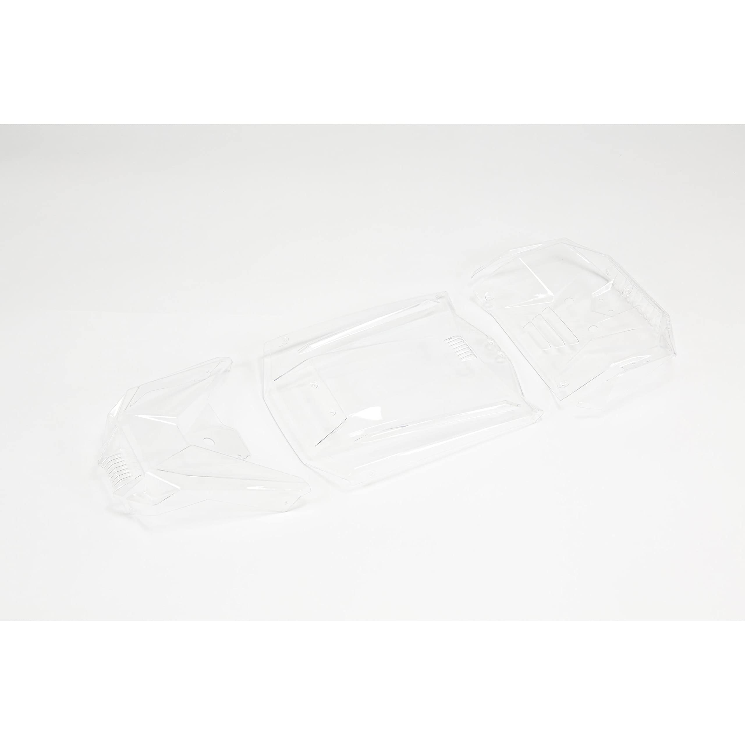 ARRMA ARA411011 1/7 Exterior Body Panel Set, Clear: Fire Team, Grey/Silver