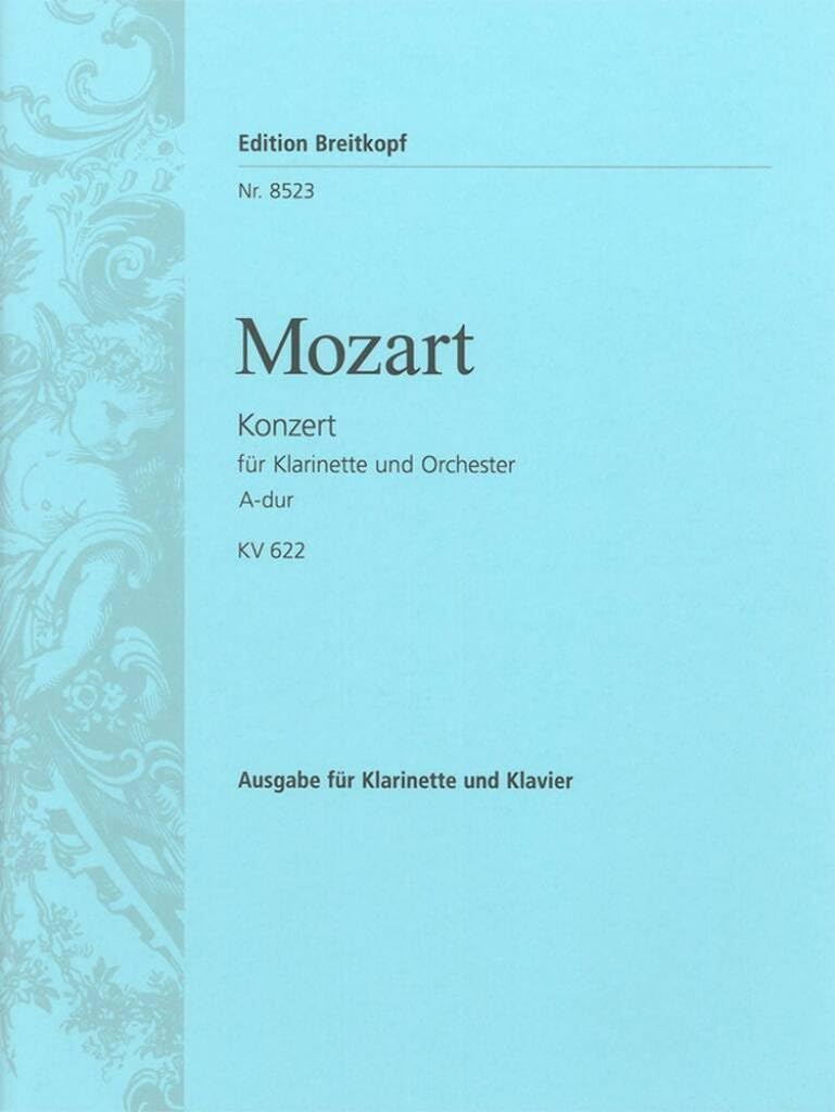 Klarinettenkonzert A-dur KV 622 - Ausgabe für Klarinette und Klavier (EB 8523)