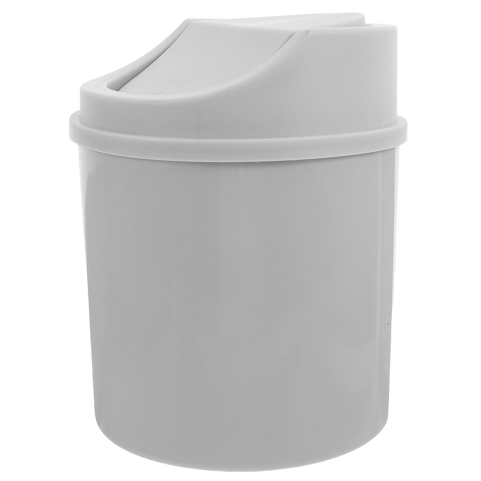 NUOBESTY Mini Desk Trash Can 2l with Rotating Lid Small Desktop Garbage Bin Compact Wastebasket for Home Office