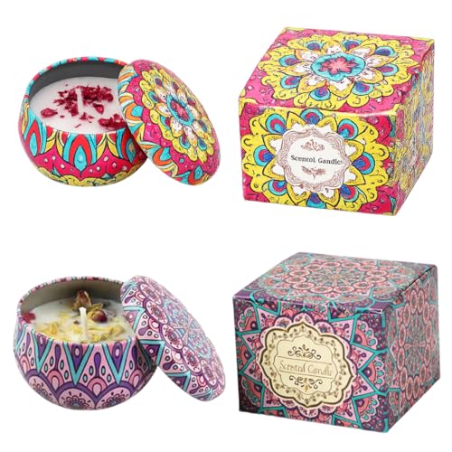 IEBTWN 2 Piezas Velas Aromáticas, Velas Aromáticas, Velas, Velas Decorativas, Vela De Soja, Fragancia Jardín, Para Relajación, Meditación, Ambiente
