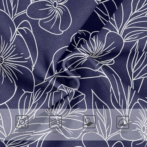 Flowers Floral Blue Toddler Girls's Underwear 2T 23028793