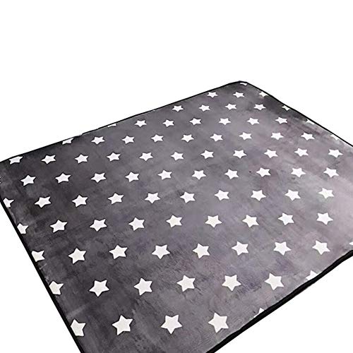 Ukeler Modern Kids Rugs Children Crawling Mat Non-Slip Thicken Washable Carpet for Nursery