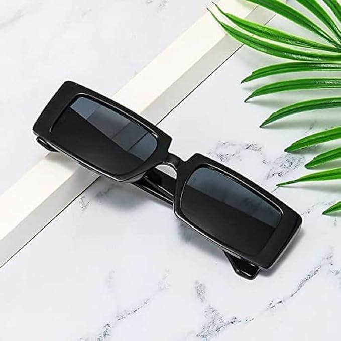 Image of Unisex Stylish Round Sunglasses | TAC Polarized Lens | 100% UV Protection | Men & Women Driving Bikes, Outdoor Sports, Hiking & Travel Eyewear (black sunglass)