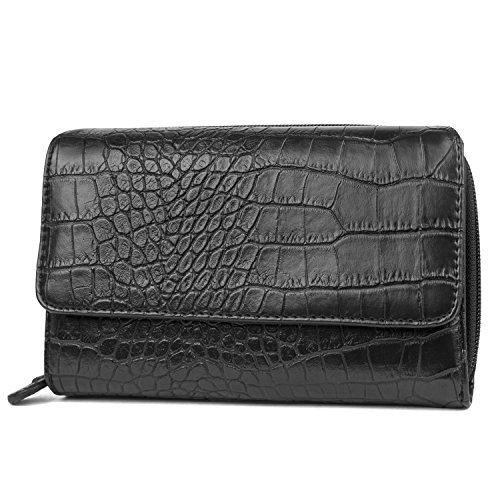 Mundi Big Fat Wallet Womens RFID Blocking Wallet Card Carrier Clutch Organizer