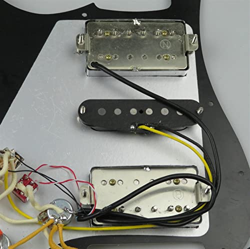 Hsh Pick-Humbucker De Guitare De Pickguard Chargé Hsh Style Appliquer sur Stratocas PickGuard 11 Vis Pickguard Guitare… - Les Beatles, Paul McCartney, John Lennon, RIngo Starr, George Harrison Hsh Pick-Humbucker De Guitare De Pickguard Chargé Hsh Style Appliquer sur Stratocas PickGuard 11 Vis Pickguard Guitare… – Image 6