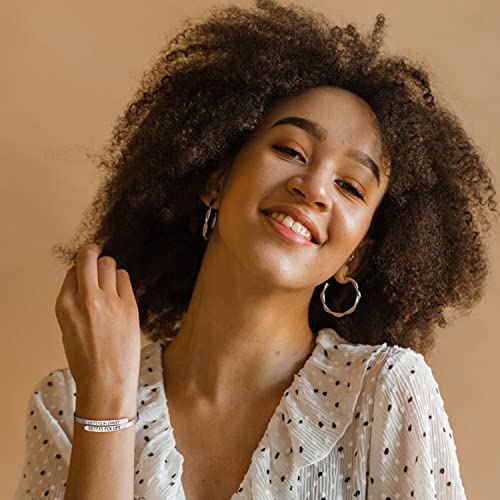 ALEBEE Bracelets for Sister Gifts for Women Sister in Christ Gifts Sisters in Christ Sisters for Life Cuff Bangle Bracelet Christian Bible Verse Jewelry Gift 316L Stainless Steel - Image 6