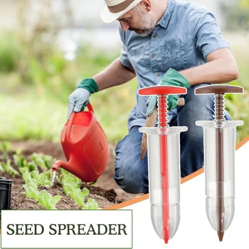 Dispensador manual para semillas de jardinería miniatura 4
