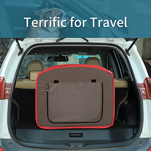 Petsfit Portable Dog Crates For Medium Dogs, Travel Dog Crate With Soft Cushion And Carrying Case, For Indoor Outdoor #TOP1