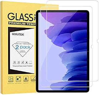 Gerutek [2-Pack] Screen Protector for Samsung Galaxy A7 10.4 inch 2022/2020, SM-T503/SM-T500/T505/T507 Tempered Glass Film [Ultra Clear] [Anti Scratch] [[9H Hardness] for Galaxy Tab A7, Transparent
