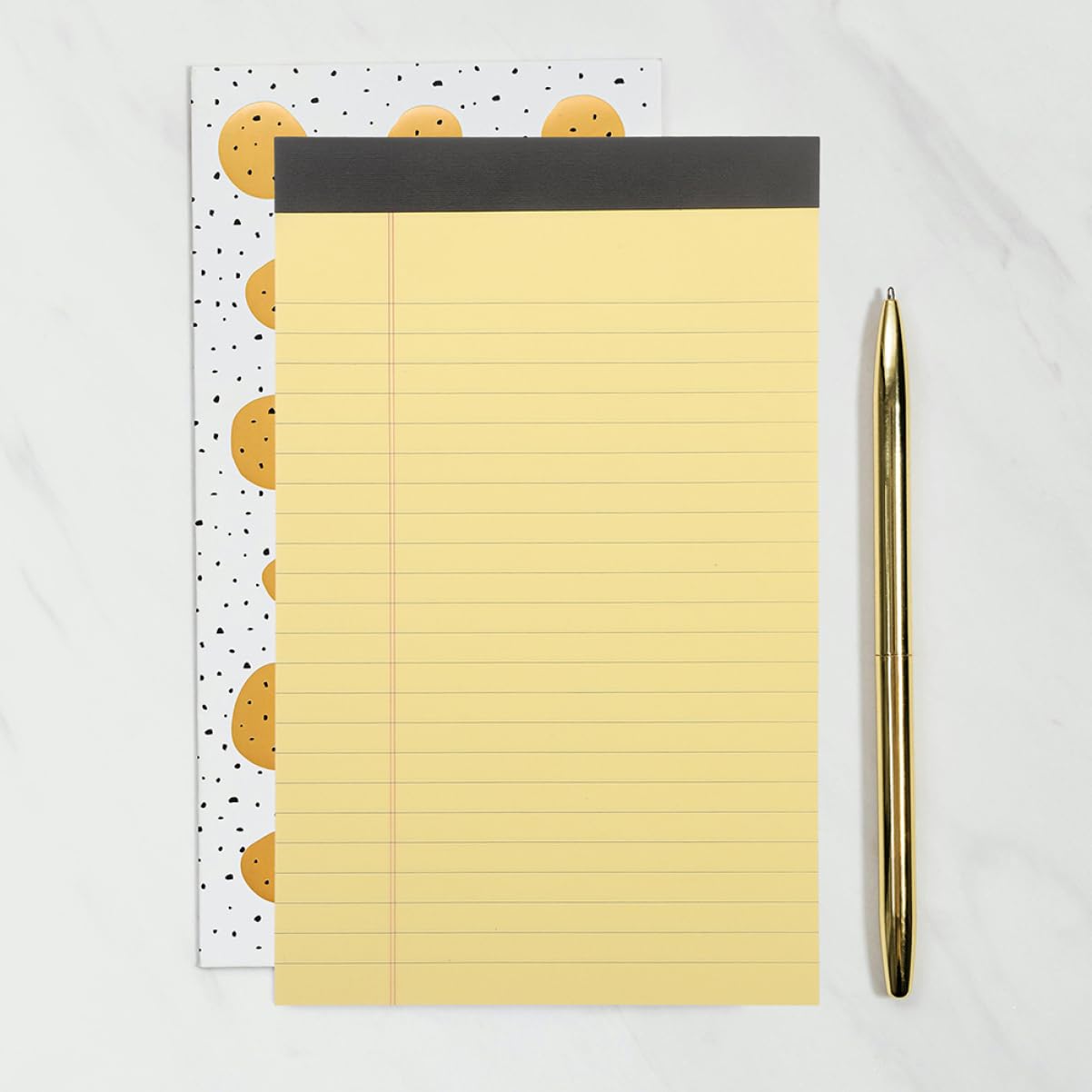 Bloc-notes Juridique Jaune Ligné, 12 Blocs Papier
