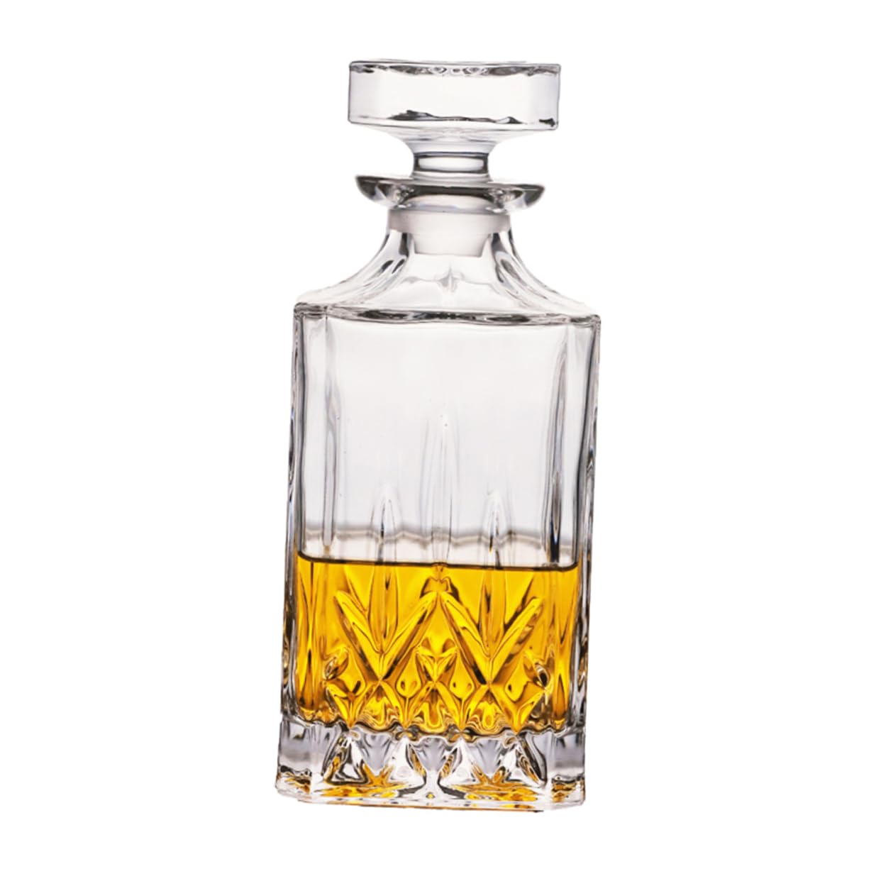 TOPBATHY Decanter Per Vino Da 700 Ml Dispenser Per Bevande in Dispenser Per Whisky E Birra Elegante Per Bar Domestici