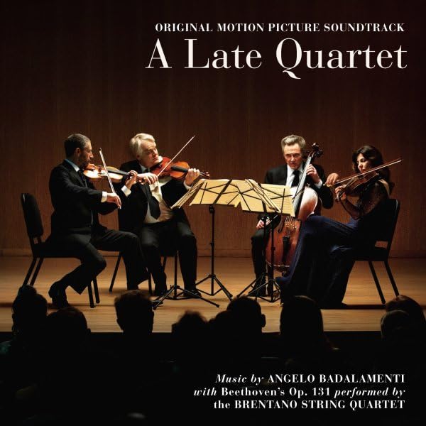 Late Quartet (Original Soundtrack) [Audio CD] Various Artists; Angelo Badalamenti; Mats Lidstrom; Cristian Puig; Nils-Erik Sparf; Ulf Forsberg; Bengt Forsberg; Anne Sofie von Otter; Kjell Lysell; Erich Wolfgang Korngold; Ludwig van Beethoven; Jeff Grace; Joseph LoDuca; Emanuel Michael; Tamar Sela; Mandy Tagger Brockey; Vanessa Coifman and David Faigenblum