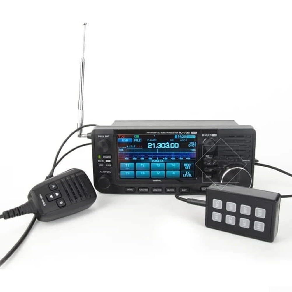 Zewnętrzna klawiatura sterująca do radia ICOM IC-705 IC-7100 IC-7300 IC-7410 IC-9700 obsługująca skróty SSB CW i RTTY